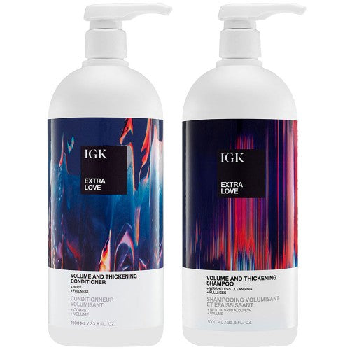IGK Shampoo Conditioner Litre Duo
