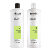 Nioxin System 2 Shampoo & Conditioner Litre Duo