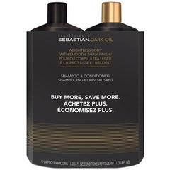 Sebastian Dark Oil Shampoo Conditioner Litre Duo