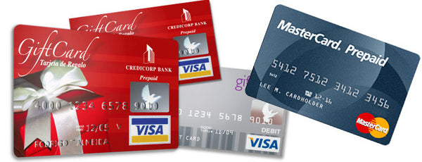 A Note On Prepaid Cards / Gift Cards