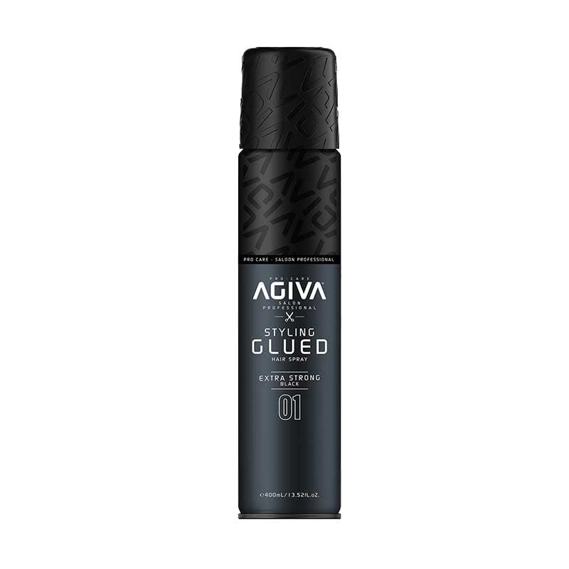 Agiva Hair Styling Spray Glued Black 01 400ml