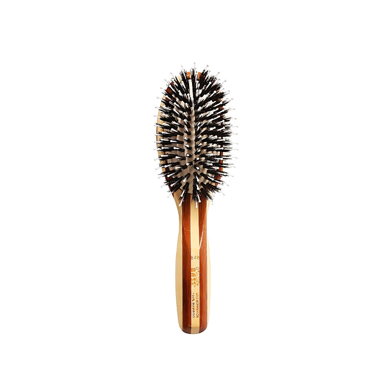 BASS Boar Nylon Bristle Cushion Bamboo Brush