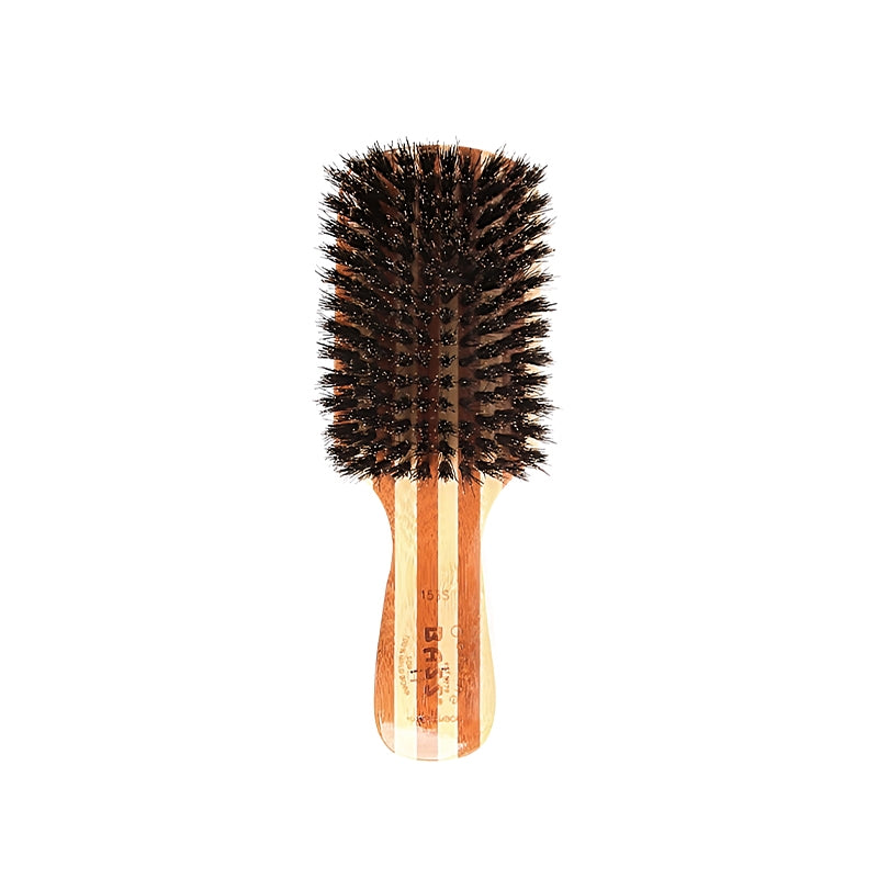 BASS Classic Mens Club Soft Boar Bristle Bamboo Brush