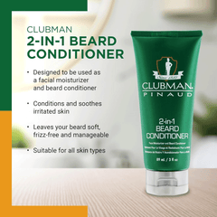 Clubman 2-in-1 Beard Conditioner Moisturizer 3oz