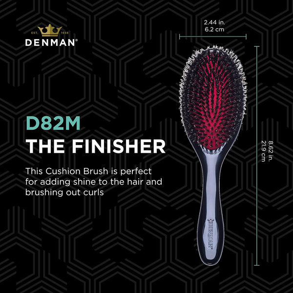 Denman Boar Bristle Cushion Brush