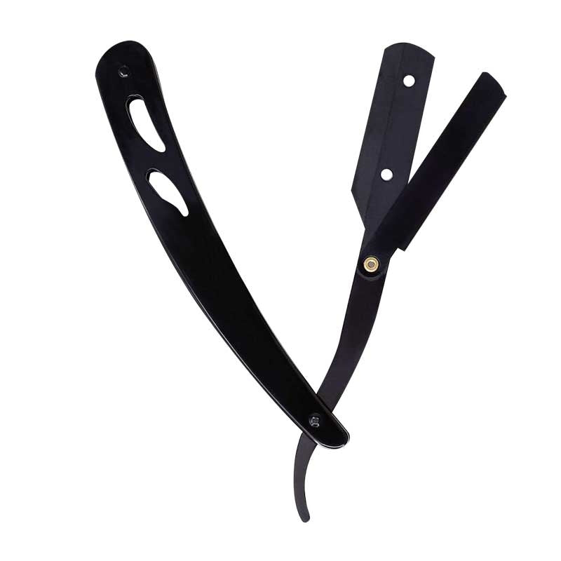 H&R Matte Black Straight Razor – Fabove.ca