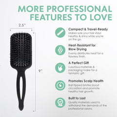 Mint Mizu Paddle Brush