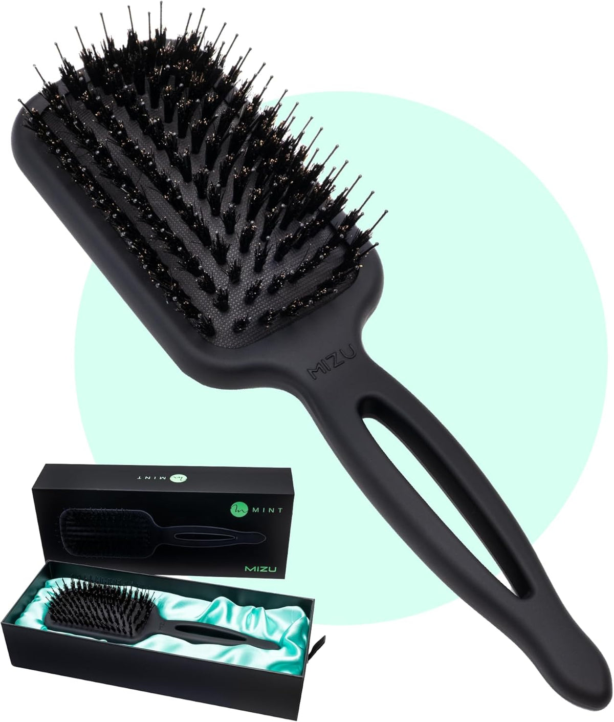 Mint Mizu Paddle Brush