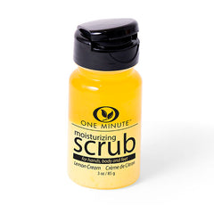 One Minute Manicure Spa Treatment Moisture Scrub, Lemon Cream, 3oz