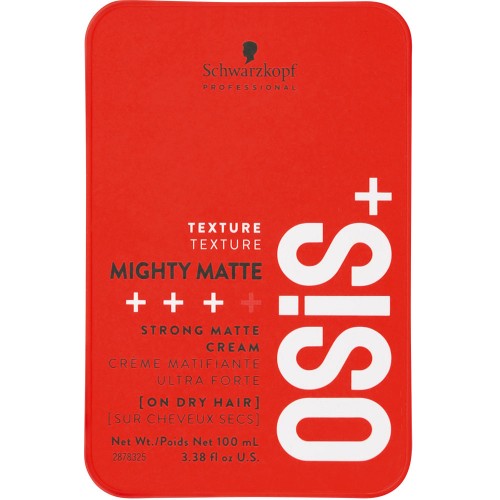 Schwarzkopf OSiS+ Mighty Matte Strong Matte Cream 3.38oz