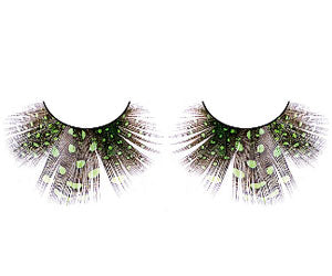 Baci Lingerie Paradise Dreams Light Green Feather Eyelashes, #629
