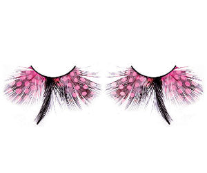 Baci Lingerie Paradise Dreams Baby Pink Feather Eyelashes, #632