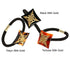 France Luxe Filigree Ponytail Holder 1"x1"