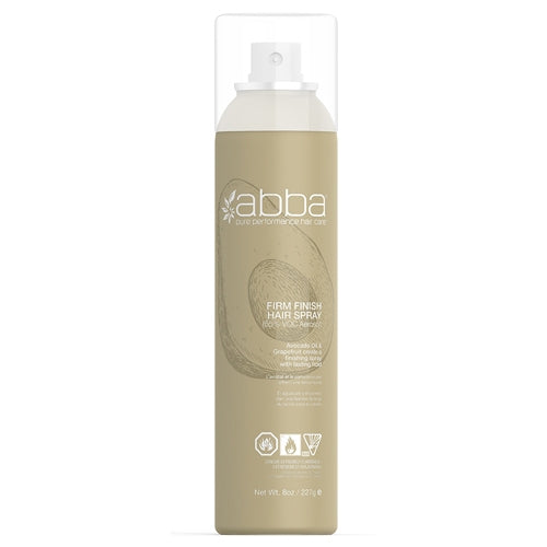 Abba Firm Finish Aerosol Hair Spray 8oz