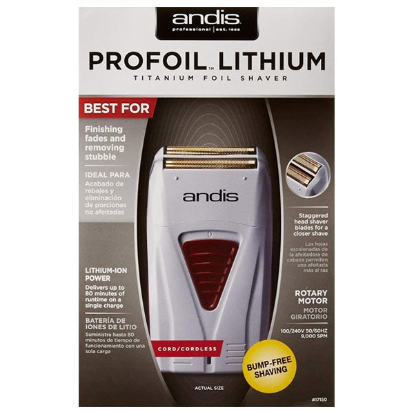 Andis ProFoil Lithium Titanium Foil Shaver #17150