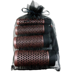 Aria Beauty 4-Piece Round Hair Brush Set