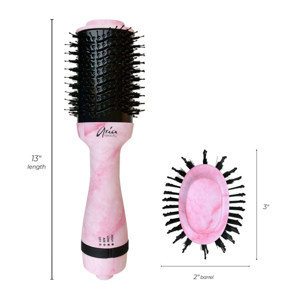 Aria Beauty Pink Marble Blowdry Brush