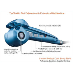 BaBylissPRO MiraCurl Nano Titanium Automatic Curl Machine Fabove