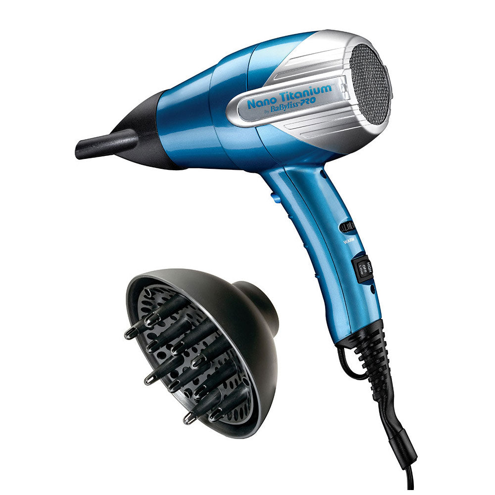 BaBylissPRO Ionic and Nano Titanium Compact Hair Dryer BNT5550C