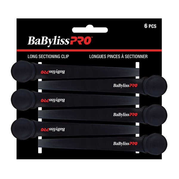 BaBylissPRO Long Sectioning Clips BESPRO10UCC, 6 Clips