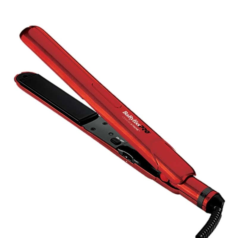 BaBylissPRO Ceramix Xtreme Ceramic Flat Iron 1", Red