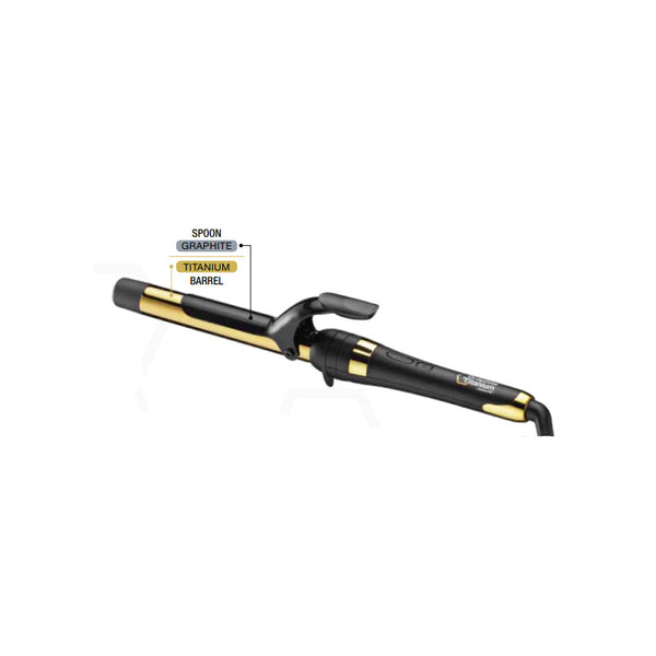 BaBylissPro GXT Graphite Titanium Ionic Curling Iron