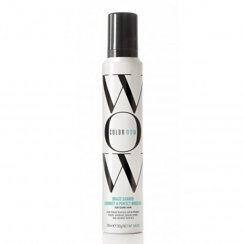 Color Wow Brass Banned Correct & Perfect Mousse For Dark Hair 6.8oz