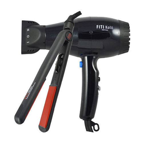 FITI Meilii Styling Iron and FITI Kolii Hair Dryer Set