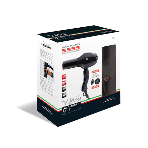 Gamma Piu Turbo Tormalionic Hair Dryer 5555DFBKC