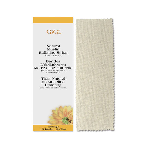 GiGi Natural Muslin Epilating Strips