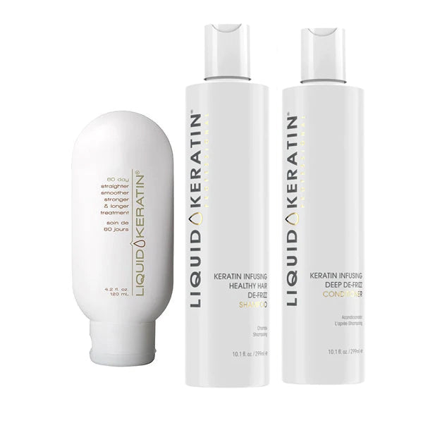 Liquid Keratin 60 Day Treatment Shampoo Conditioner Set