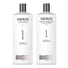 Nioxin Cleanser & Scalp Therapy Litre Duo System 1