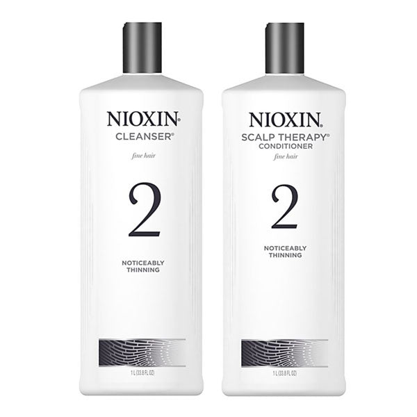 Nioxin Cleanser & Scalp Therapy Litre Duo System 2