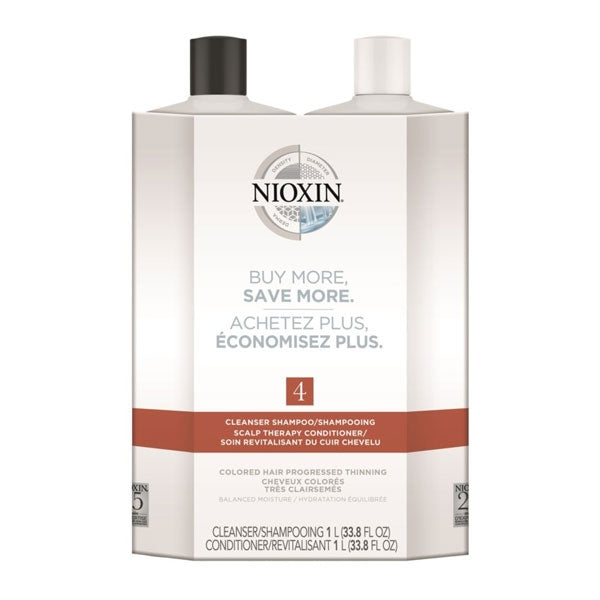 Nioxin Cleanser & Scalp Therapy Duo System 4