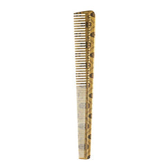 Pegasus Skelleto Gold Barber Comb 7.3in #302GC