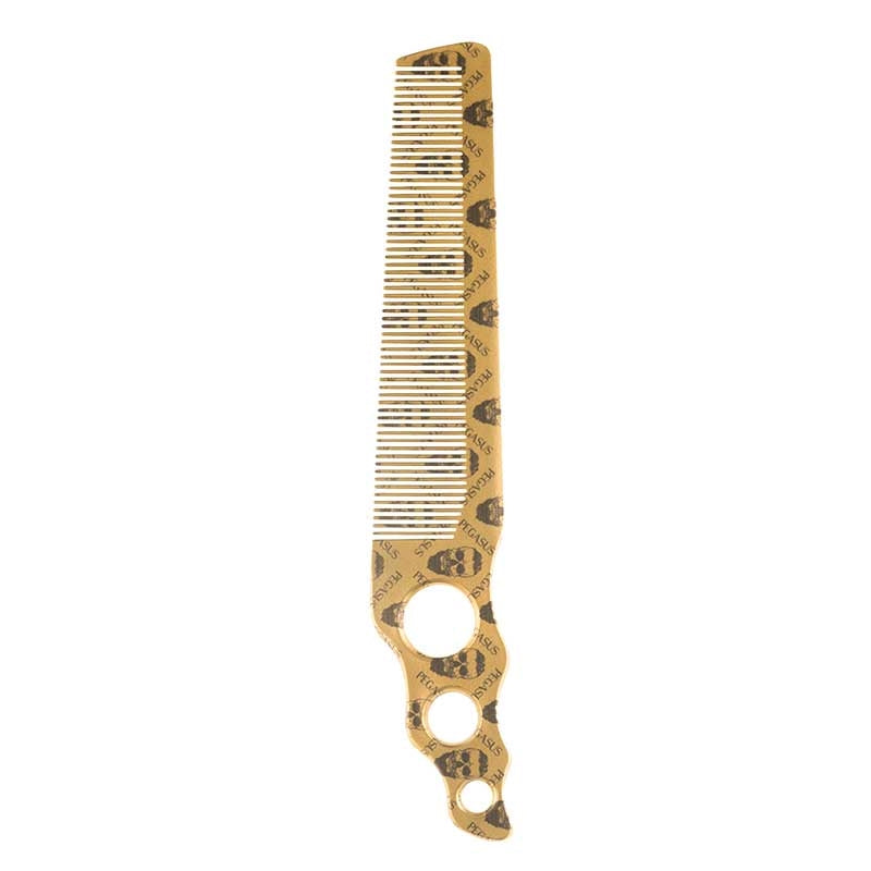 Pegasus Skelleto Gold Clipper Comb 8.03in #518AGC