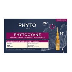 PHYTO Phytocyane Revitalizing Hair Serum for Women 12x5ml