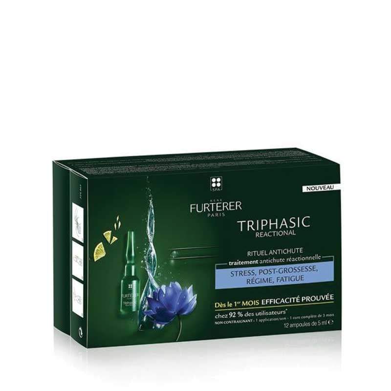 Rene Furterer TRIPHASIC Reactional Thinning Hair Ritual 12X5ml