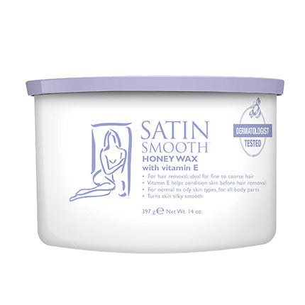 Satin Smooth Honey Wax with Vitamin E 14oz