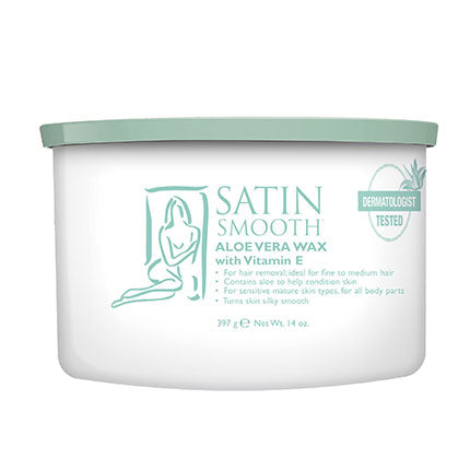 Satin Smooth Aloe Vera Wax 14oz