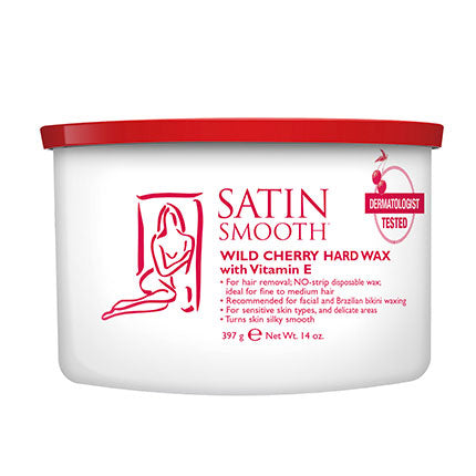 Satin Smooth Wild Cherry HARD Wax 14oz