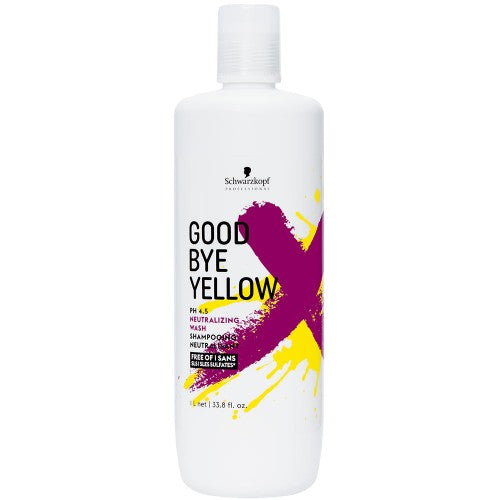Schwarzkopf Goodbye Yellow Neutralizing Wash Shampoo  1l
