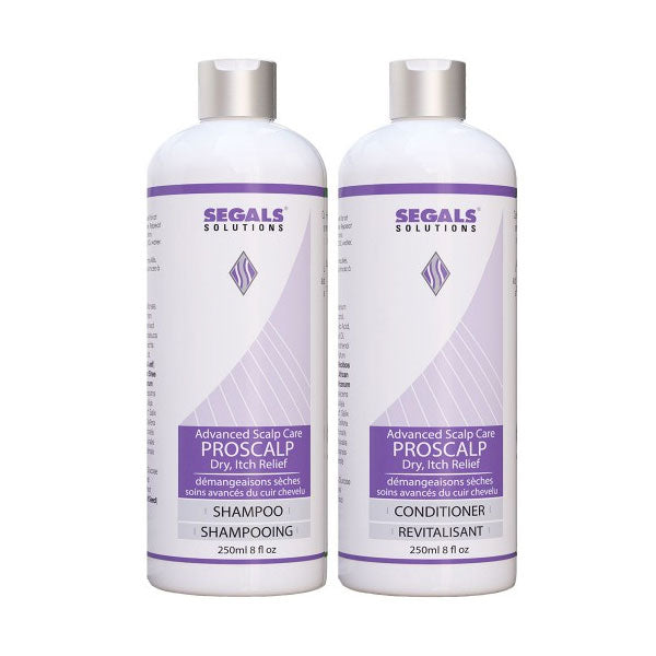 Segals ProScalp Dry Itch Relief Shampoo Conditioner Duo, 8oz Each