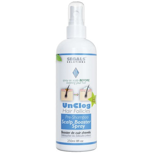 Segals Unclog Pre Shampoo Scalp Booster Spray 8oz