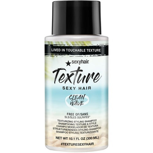 Texture SexyHair Clean Wave Texturizing Styling Shampoo 10.1oz